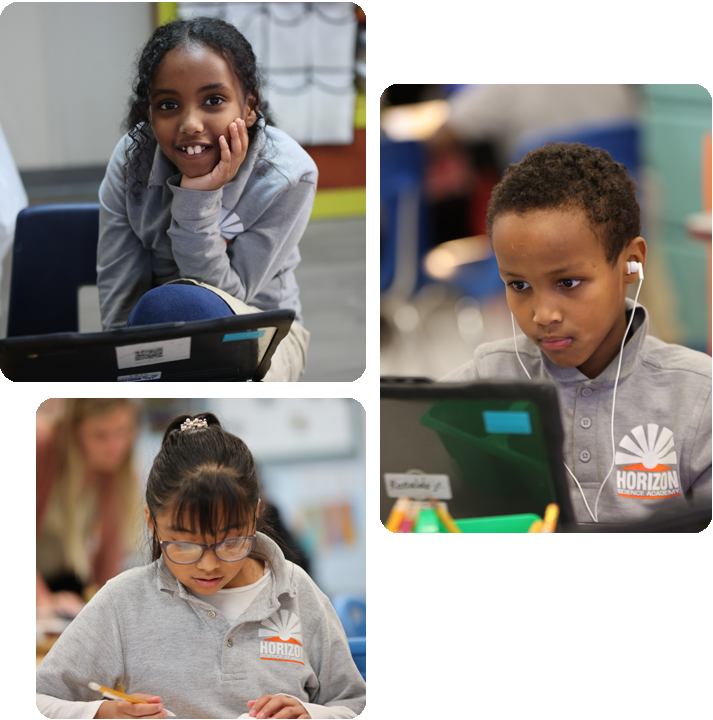 Students engaged in various activities in a science lab, showcasing teamwork and experimentation